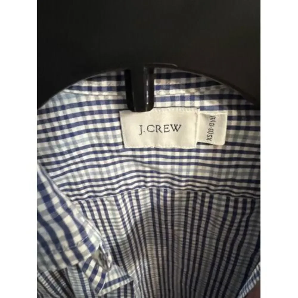 J Crew Men's Plaid Button Up Long Sleeve Shirt‎ Size Xsmall